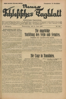 Neues Schlesisches Tagblatt : unabhängige Tageszeitung. Jg.3, Nr. 155 (12 Juni 1930)