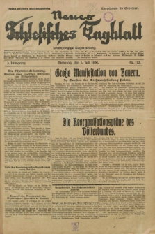 Neues Schlesisches Tagblatt : unabhängige Tageszeitung. Jg.3, Nr. 173 (1 Juli 1930)