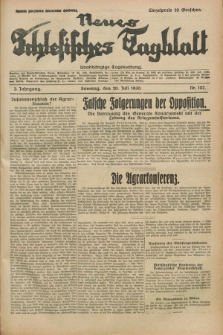 Neues Schlesisches Tagblatt : unabhängige Tageszeitung. Jg.3, Nr. 192 (20 Juli 1930)