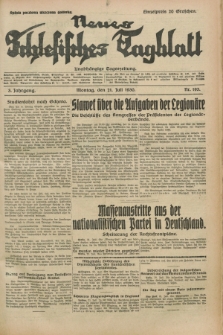 Neues Schlesisches Tagblatt : unabhängige Tageszeitung. Jg.3, Nr. 193 (21 Juli 1930)