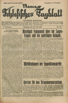 Neues Schlesisches Tagblatt : unabhängige Tageszeitung. Jg.3, Nr. 201 (29 Juli 1930)