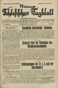 Neues Schlesisches Tagblatt : unabhängige Tageszeitung. Jg.3, Nr. 205 (2 August 1930)