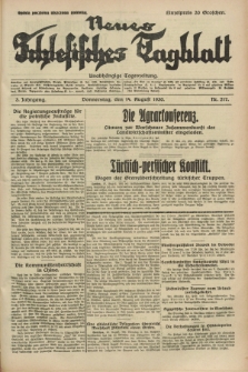 Neues Schlesisches Tagblatt : unabhängige Tageszeitung. Jg.3, Nr. 217 (14 August 1930)