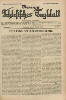 Neues Schlesisches Tagblatt : unabhängige Tageszeitung. Jg.3, Nr. 228 (26 August 1930)