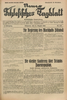 Neues Schlesisches Tagblatt : unabhängige Tageszeitung. Jg.3, Nr. 229 (27 August 1930)