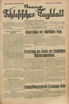 Neues Schlesisches Tagblatt : unabhängige Tageszeitung. Jg.3, Nr. 234 (1 September 1930)