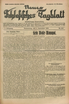 Neues Schlesisches Tagblatt : unabhängige Tageszeitung. Jg.3, Nr. 237 (4 September 1930)