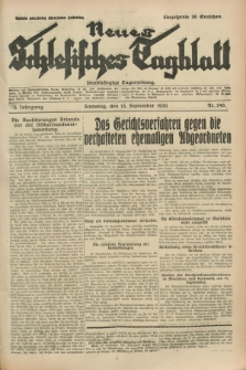 Neues Schlesisches Tagblatt : unabhängige Tageszeitung. Jg.3, Nr. 246 (13 September 1930)