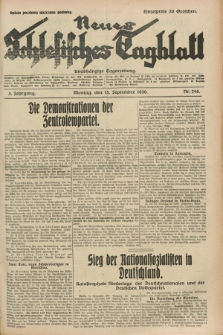 Neues Schlesisches Tagblatt : unabhängige Tageszeitung. Jg.3, Nr. 248 (15 September 1930)