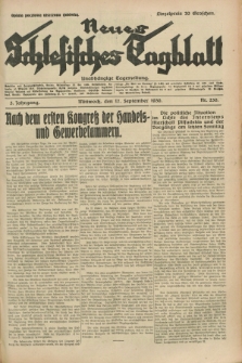 Neues Schlesisches Tagblatt : unabhängige Tageszeitung. Jg.3, Nr. 250 (17 September 1930)