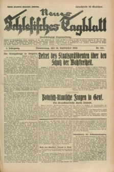 Neues Schlesisches Tagblatt : unabhängige Tageszeitung. Jg.3, Nr. 251 (18 September 1930)