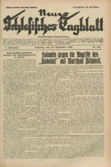Neues Schlesisches Tagblatt : unabhängige Tageszeitung. Jg.3, Nr. 253 (20 September 1930)