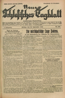 Neues Schlesisches Tagblatt : unabhängige Tageszeitung. Jg.3, Nr. 259 (26 September 1930)