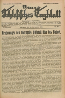 Neues Schlesisches Tagblatt : unabhängige Tageszeitung. Jg.3, Nr. 263 (30 September 1930)
