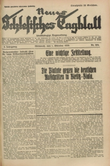 Neues Schlesisches Tagblatt : unabhängige Tageszeitung. Jg.3, Nr. 264 (1 Oktober 1930)