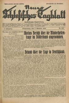 Neues Schlesisches Tagblatt : unabhängige Tageszeitung. Jg.3, Nr. 265 (2 Oktober 1930)