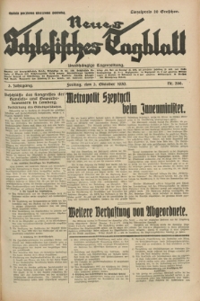 Neues Schlesisches Tagblatt : unabhängige Tageszeitung. Jg.3, Nr. 266 (3 Oktober 1930)