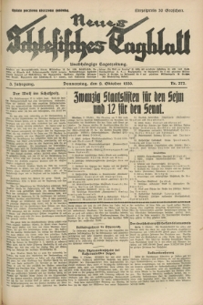 Neues Schlesisches Tagblatt : unabhängige Tageszeitung. Jg.3, Nr. 272 (9 Oktober 1930)
