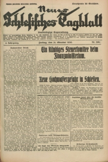 Neues Schlesisches Tagblatt : unabhängige Tageszeitung. Jg.3, Nr. 294 (31 Oktober 1930)