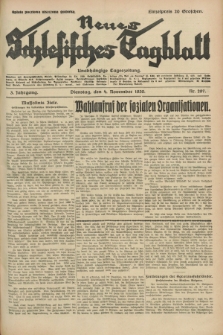 Neues Schlesisches Tagblatt : unabhängige Tageszeitung. Jg.3, Nr. 297 (4 November 1930)