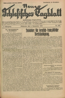 Neues Schlesisches Tagblatt : unabhängige Tageszeitung. Jg.3, Nr. 298 (5 November 1930)