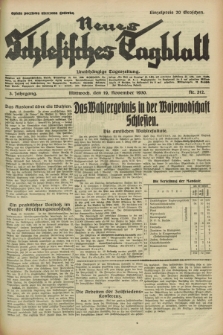 Neues Schlesisches Tagblatt : unabhängige Tageszeitung. Jg.3, Nr. 312 (19 November 1930)