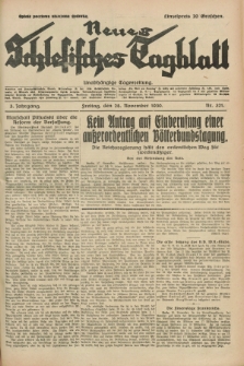 Neues Schlesisches Tagblatt : unabhängige Tageszeitung. Jg.3, Nr. 321 (28 November 1930)