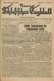 Neues Schlesisches Tagblatt : unabhängige Tageszeitung. Jg.3, Nr. 322 (29 November 1930)