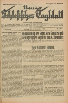 Neues Schlesisches Tagblatt : unabhängige Tageszeitung. Jg.3, Nr. 328 (5 Dezember 1930)