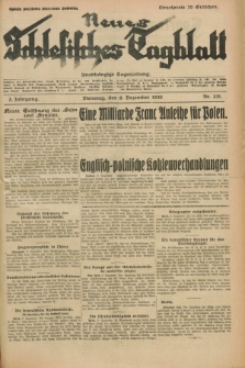 Neues Schlesisches Tagblatt : unabhängige Tageszeitung. Jg.3, Nr. 331 (9 Dezember 1930)