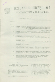 Dziennik Urzędowy Województwa Elbląskiego. 1989, nr 6 (14 marca)