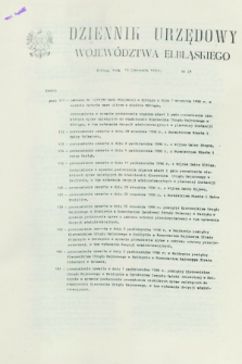 Dziennik Urzędowy Województwa Elbląskiego. 1990, nr 23 (19 listopada)