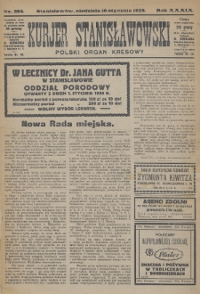 Kurjer Stanisławowski : polski organ kresowy. R.39 (1926), nr 284