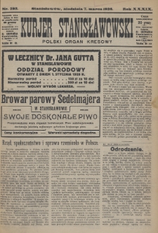 Kurjer Stanisławowski : polski organ kresowy. R.39 (1926), nr 292
