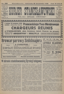 Kurjer Stanisławowski : polski organ kresowy. R.39 (1926), nr 298
