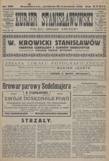 Kurjer Stanisławowski : polski organ kresowy. R.39 (1926), nr 299