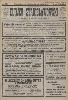 Kurjer Stanisławowski : polski organ kresowy. R.39 (1926), nr 303