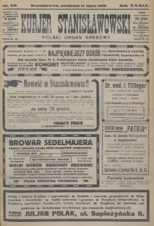 Kurjer Stanisławowski : polski organ kresowy. R.39 (1926), nr 310