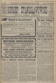 Kurjer Stanisławowski : polski organ kresowy. R.39 (1926), nr 312