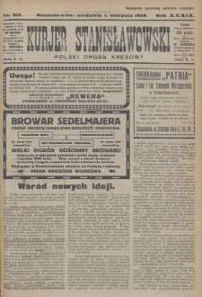 Kurjer Stanisławowski : polski organ kresowy. R.39 (1926), nr 313