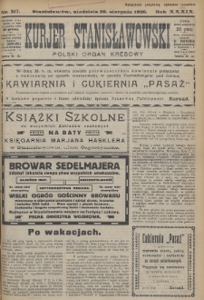 Kurjer Stanisławowski : polski organ kresowy. R.39 (1926), nr 317