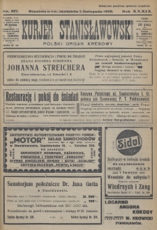 Kurjer Stanisławowski : polski organ kresowy. R.39 (1926), nr 327