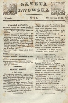Gazeta Lwowska. 1845, nr 67