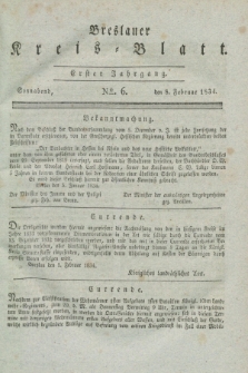 Breslauer Kreis-Blatt. Jg.1, № 6 (8 Februar 1834)