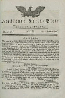 Breslauer Kreis-Blatt. Jg.2, № 36 (5 September 1835)