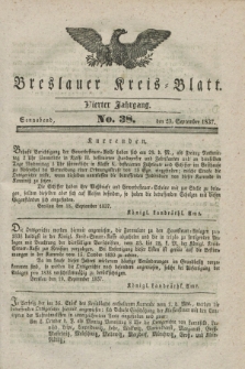 Breslauer Kreis-Blatt. Jg.4, № 38 (23 September 1837)