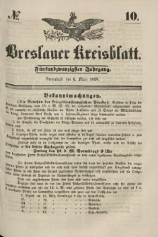 Breslauer Kreisblatt. Jg.25, № 10 (6 März 1858)