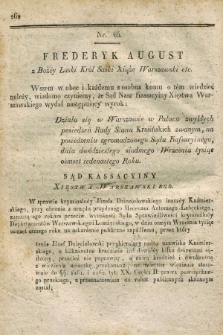 Dziennik Wyroków Sądu Kassacyinego Xsięstwa Warszawskiego. T.1, Oddział 6, nr 65 (27 września 1811)