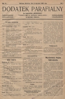 Dodatek Parafjalny do tygodnika „Niedziela” Parafji Matki Boskiej Anielskiej w Dąbrowie-Górniczej. 1939, nr 2
