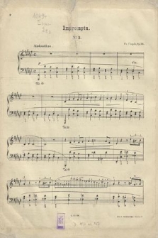 Impromptu No. 2 : Op. 36